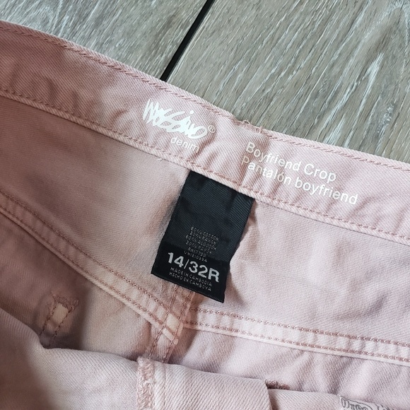 Blush‎ distressed boyfriend fit ankle jeans 14 - Picture 4 of 4